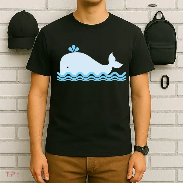 Cute Ocean Sea Life Whale T-Shirt