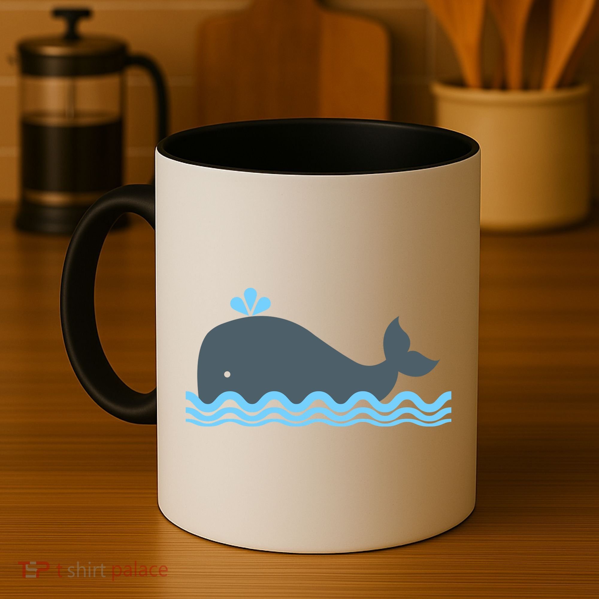 Cute Ocean Sea Life Whale Coffee Mug