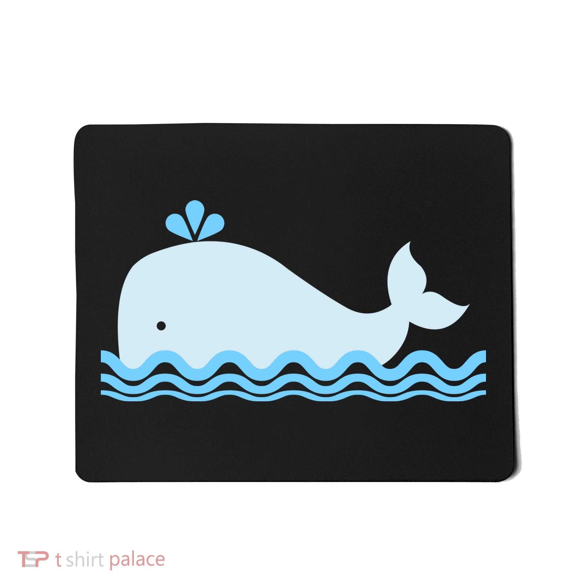 Cute Ocean Sea Life Whale Mousepad