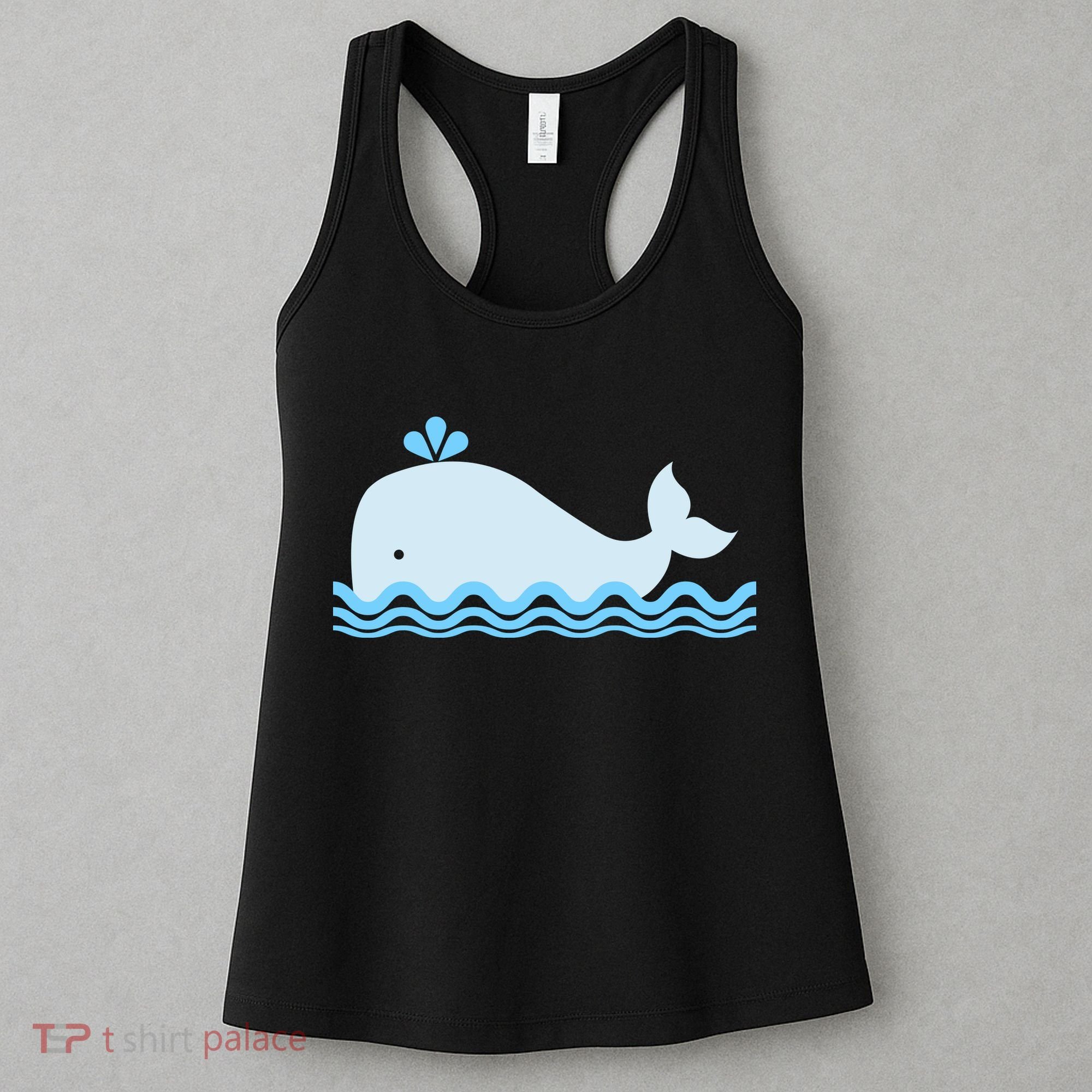 Cute Ocean Sea Life Whale Women's Tank Top