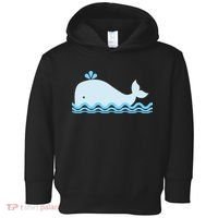 Cute Ocean Sea Life Whale Toddler Hoodie thumb 0