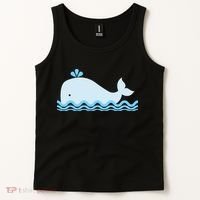 Cute Ocean Sea Life Whale Tank Top thumb 2