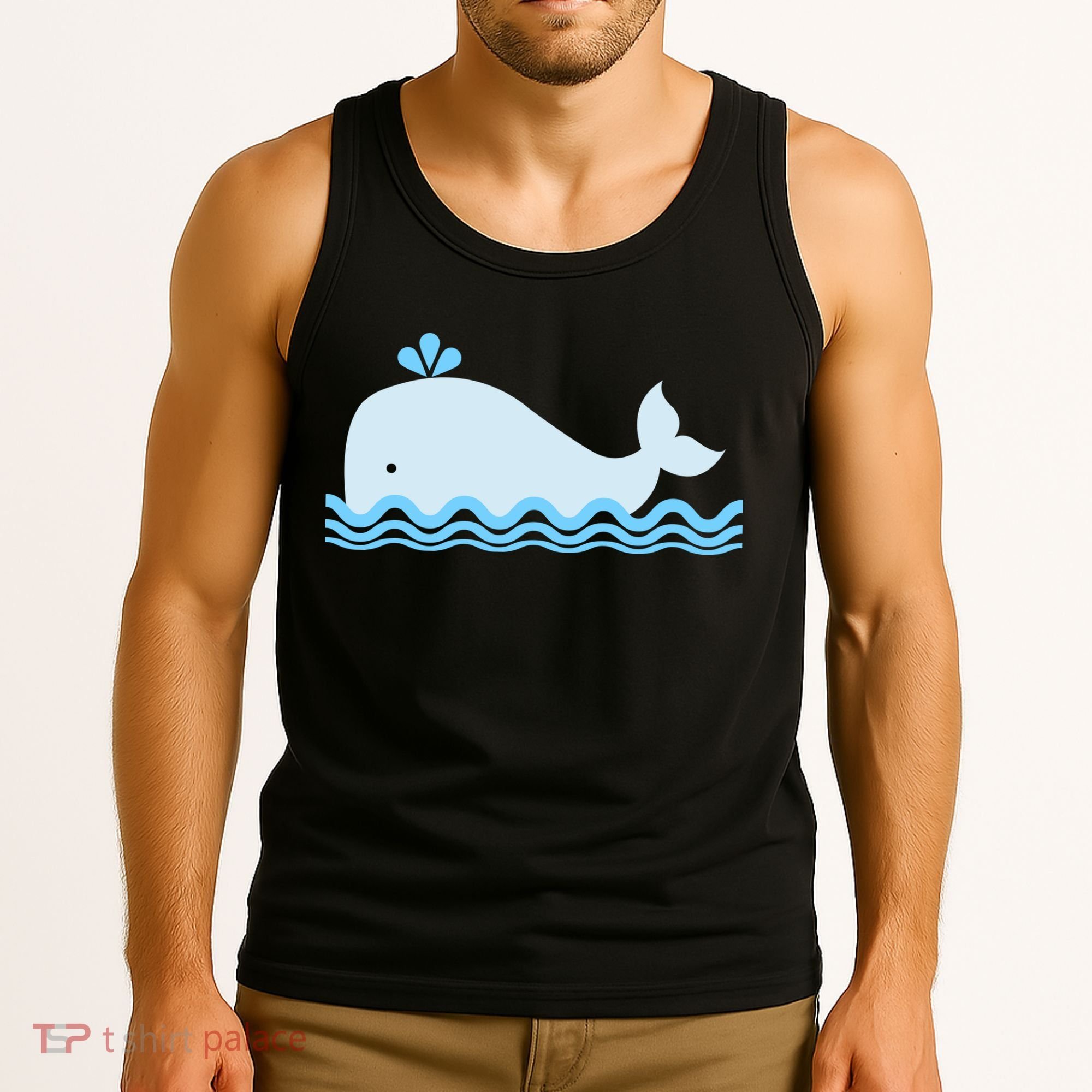 Cute Ocean Sea Life Whale Tank Top