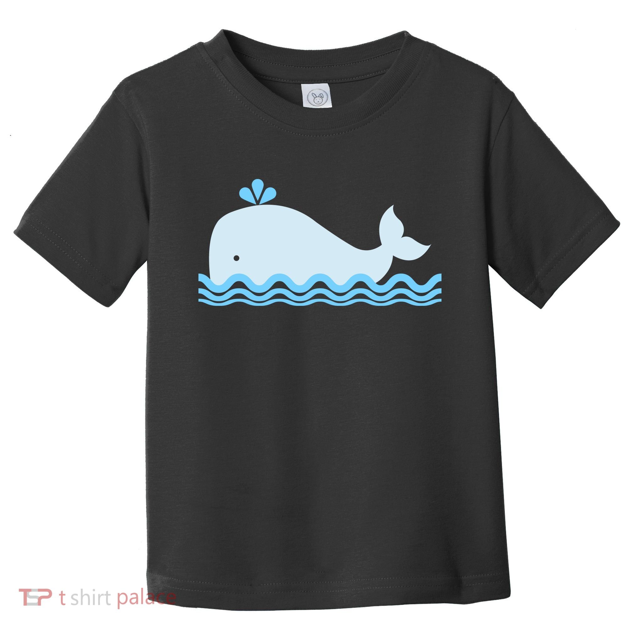 Cute Ocean Sea Life Whale Toddler T-Shirt