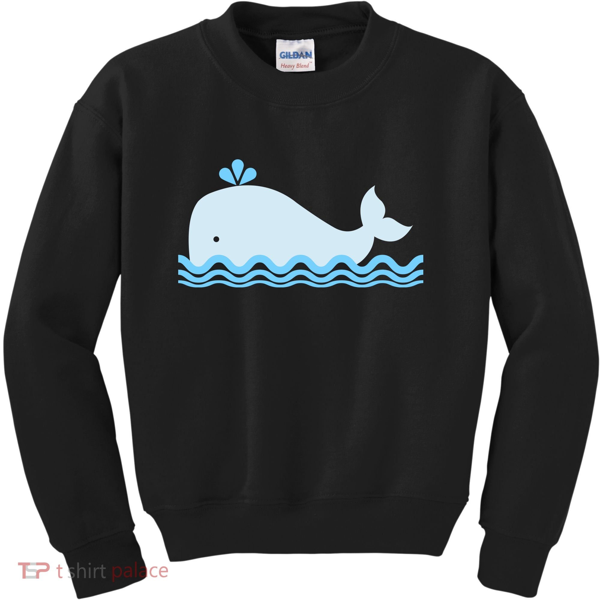 Cute Ocean Sea Life Whale Kids Sweatshirt