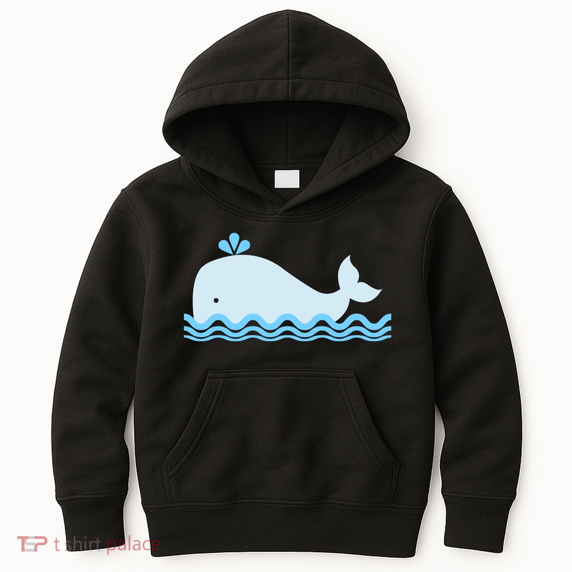 Cute Ocean Sea Life Whale Kids Hoodie