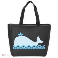 Cute Ocean Sea Life Whale Tote Bag thumb 0