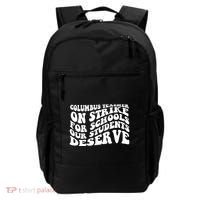 Columbus Ohio School Teachers Strike Backpack thumb 0