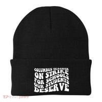 Columbus Ohio School Teachers Strike Beanie thumb 0