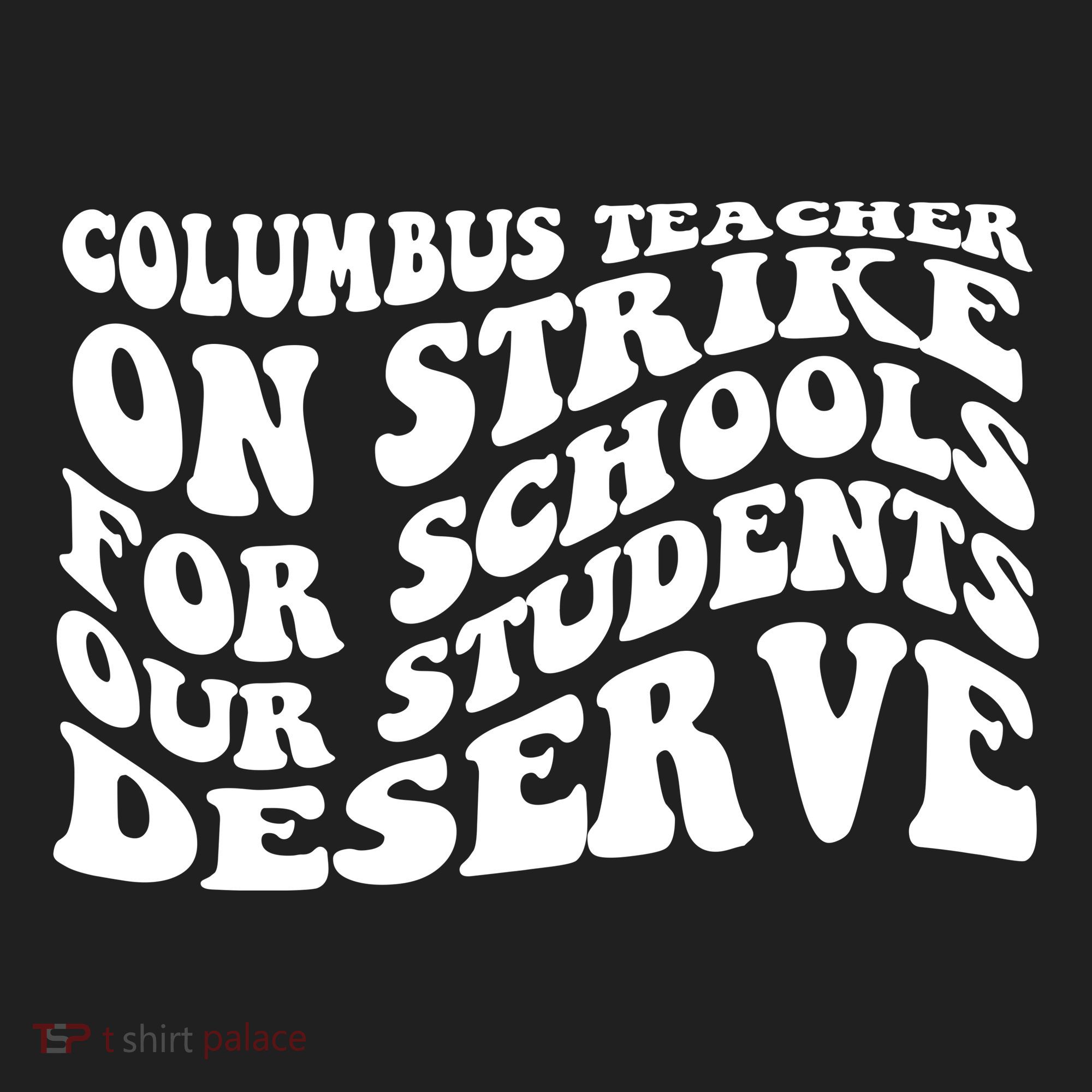 Columbus Ohio School Teachers Strike Golf Towel
