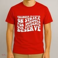 Columbus Ohio School Teachers Strike T-Shirt thumb 3