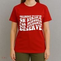Columbus Ohio School Teachers Strike T-Shirt thumb 4