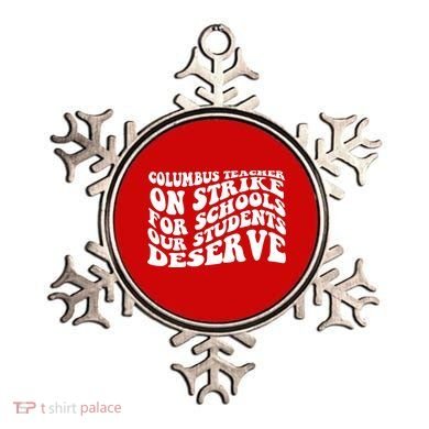 Columbus Ohio School Teachers Strike Ornament