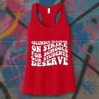Columbus Ohio School Teachers Strike Women's Tank Top thumb 3