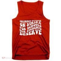 Columbus Ohio School Teachers Strike Tank Top thumb 0