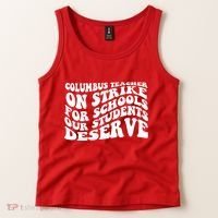 Columbus Ohio School Teachers Strike Tank Top thumb 2