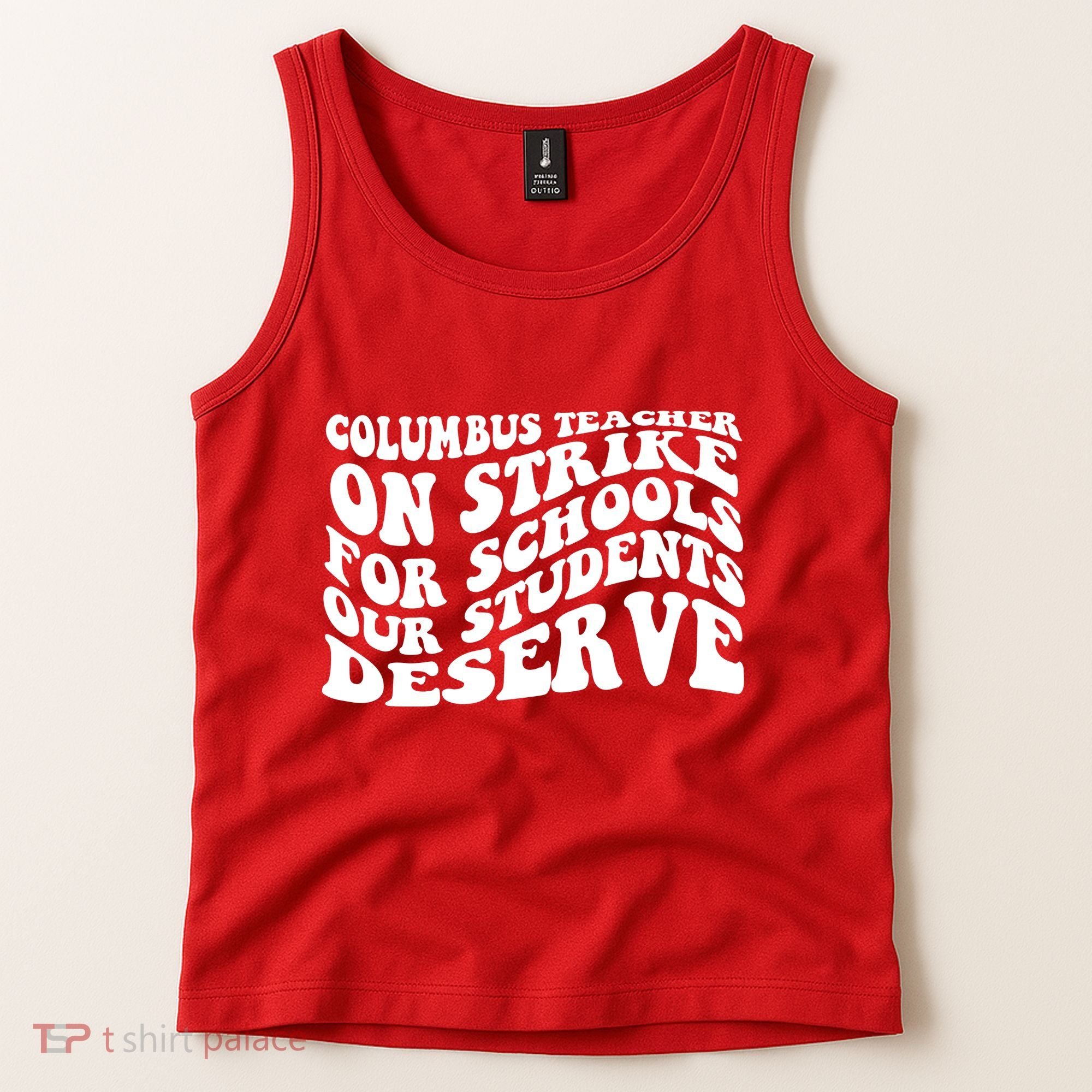 Columbus Ohio School Teachers Strike Tank Top