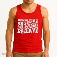 Columbus Ohio School Teachers Strike Tank Top thumb 3