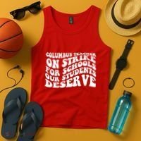 Columbus Ohio School Teachers Strike Tank Top thumb 4