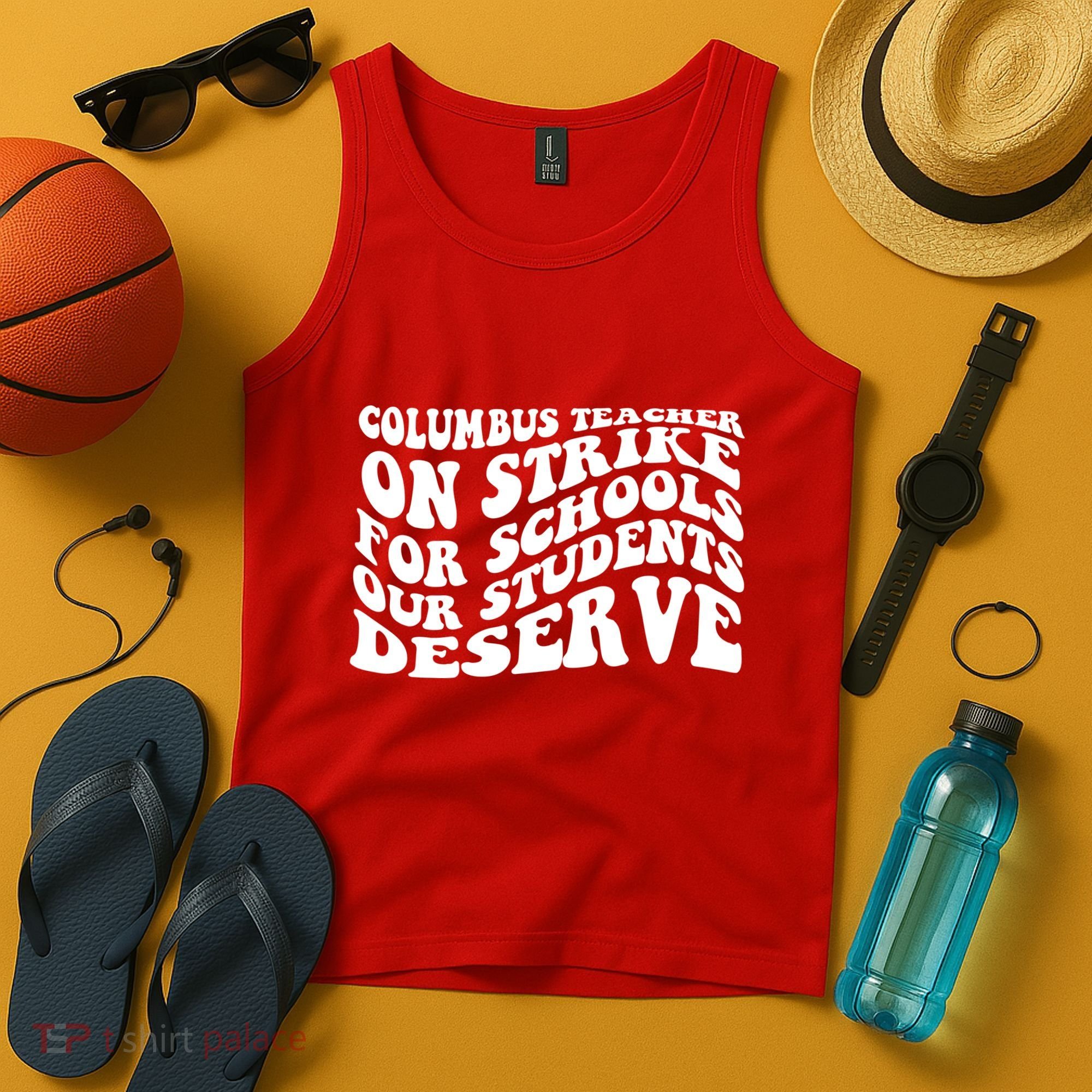 Columbus Ohio School Teachers Strike Tank Top