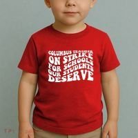Columbus Ohio School Teachers Strike Toddler T-Shirt thumb 2