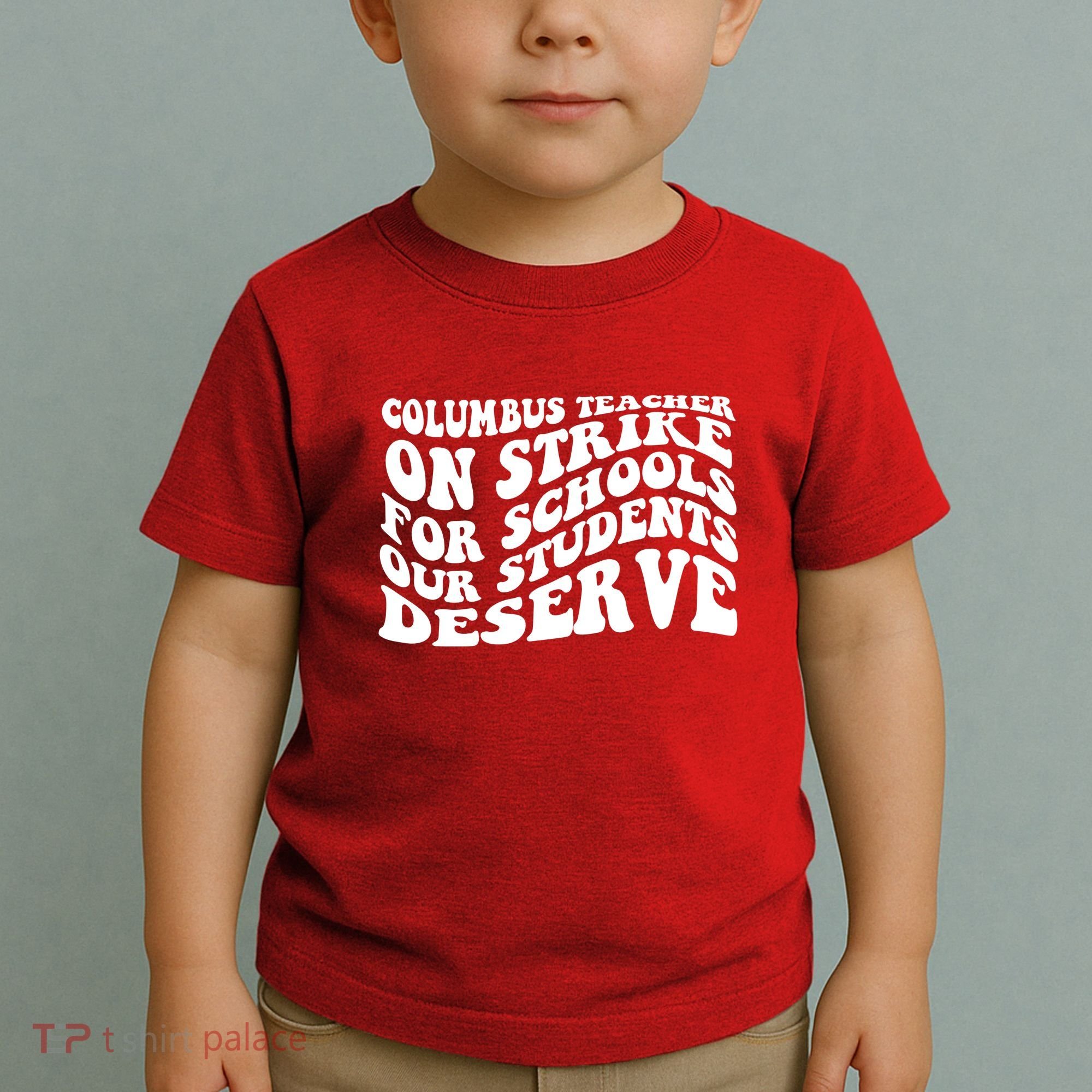 Columbus Ohio School Teachers Strike Toddler T-Shirt
