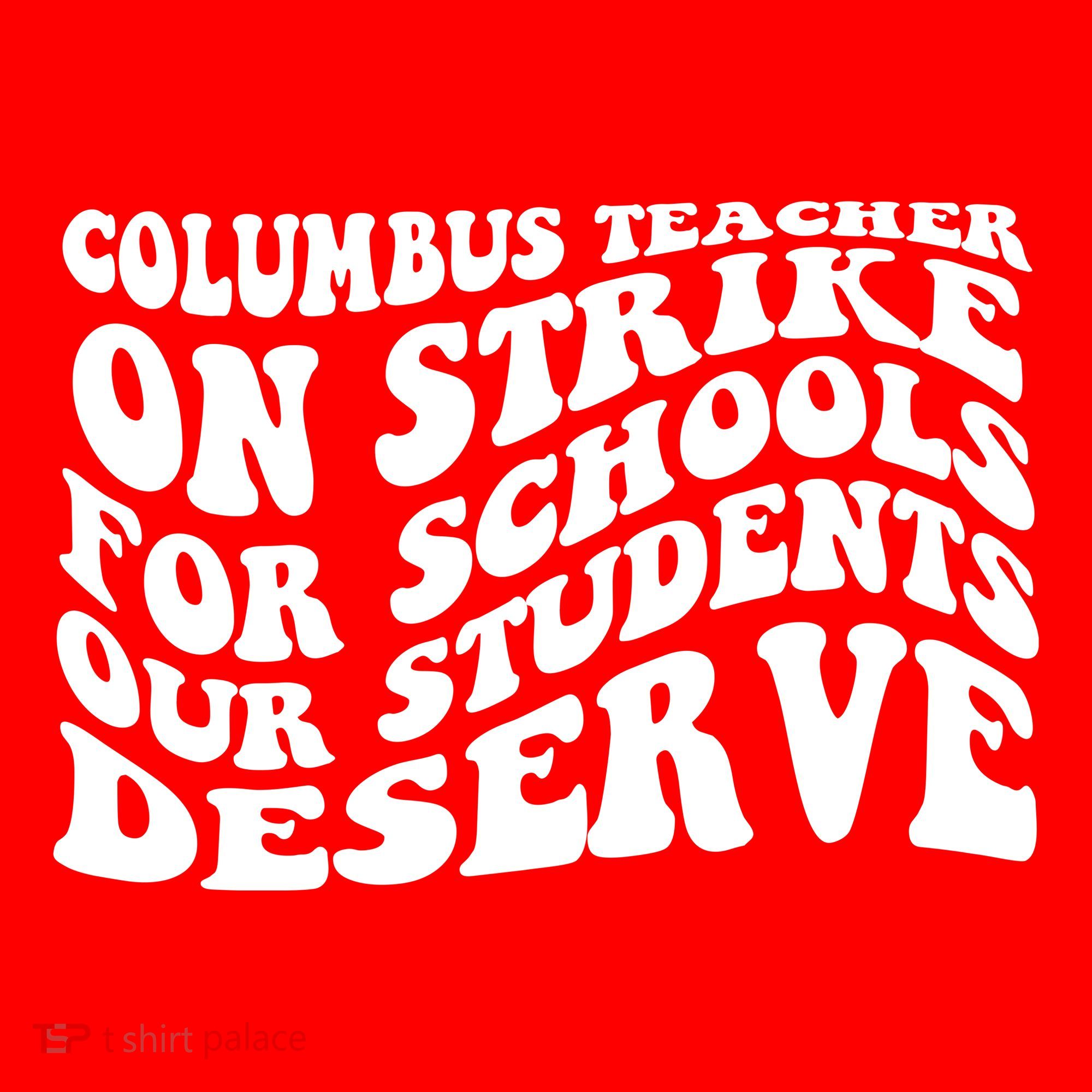 Columbus Ohio School Teachers Strike Women's Long Sleeve Shirt