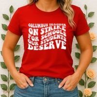 Columbus Ohio School Teachers Strike Women's T-Shirt thumb 2