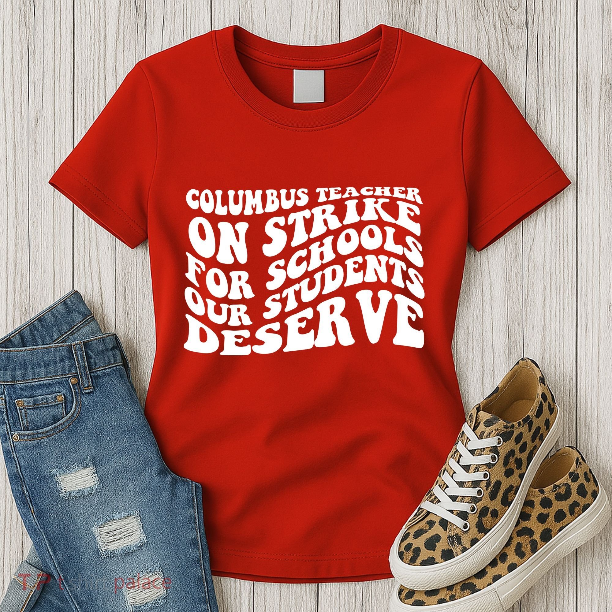 Columbus Ohio School Teachers Strike Women's T-Shirt