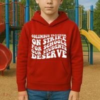Columbus Ohio School Teachers Strike Kids Hoodie thumb 2