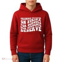 Columbus Ohio School Teachers Strike Kids Hoodie thumb 4