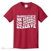 Columbus Ohio School Teachers Strike Kids T-Shirt thumb 0