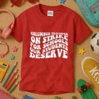 Columbus Ohio School Teachers Strike Kids T-Shirt thumb 3