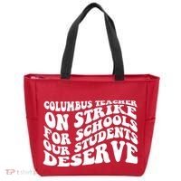 Columbus Ohio School Teachers Strike Tote Bag thumb 0