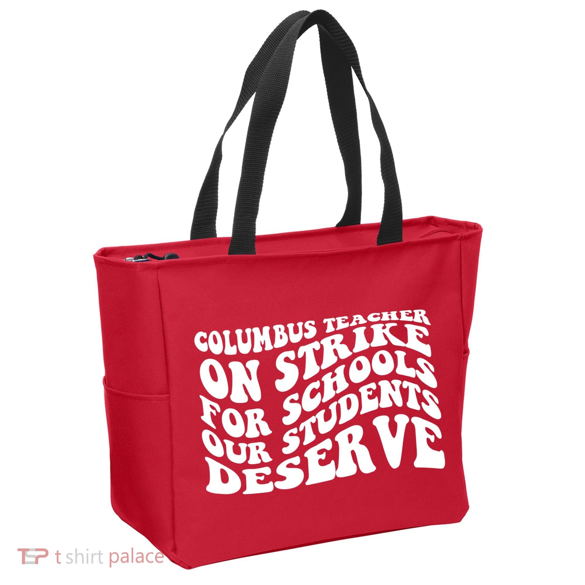 Columbus Ohio School Teachers Strike Tote Bag