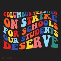 Columbus Ohio School Teachers Strike Retro Style Women's Sweatshirt thumb 2