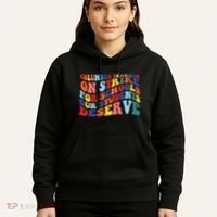 Columbus Ohio School Teachers Strike Retro Style Hoodie thumb 5