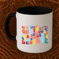 Columbus Ohio School Teachers Strike Retro Style Coffee Mug thumb 2