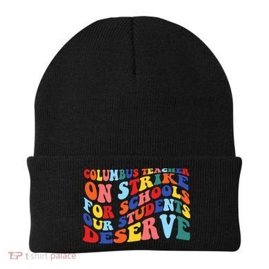 Columbus Ohio School Teachers Strike Retro Style Beanie