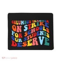 Columbus Ohio School Teachers Strike Retro Style Mousepad thumb 0