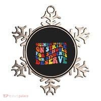 Columbus Ohio School Teachers Strike Retro Style Ornament thumb 0