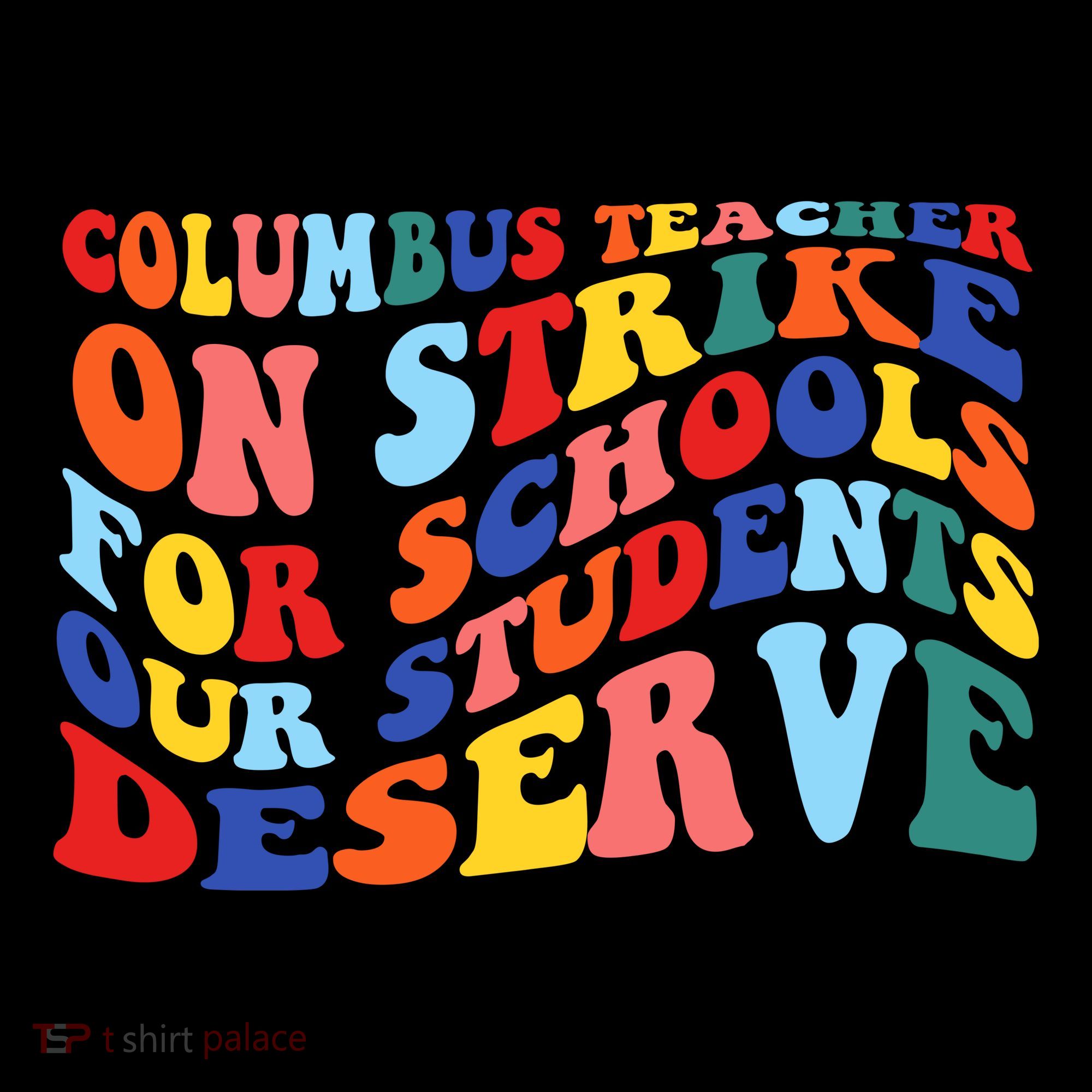 Columbus Ohio School Teachers Strike Retro Style Toddler Hoodie