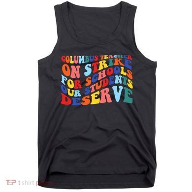 Columbus Ohio School Teachers Strike Retro Style Tank Top