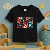 Columbus Ohio School Teachers Strike Retro Style Toddler T-Shirt thumb 3