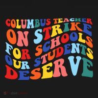 Columbus Ohio School Teachers Strike Retro Style Toddler T-Shirt thumb 4