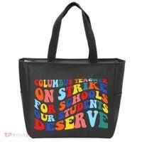 Columbus Ohio School Teachers Strike Retro Style Tote Bag thumb 0