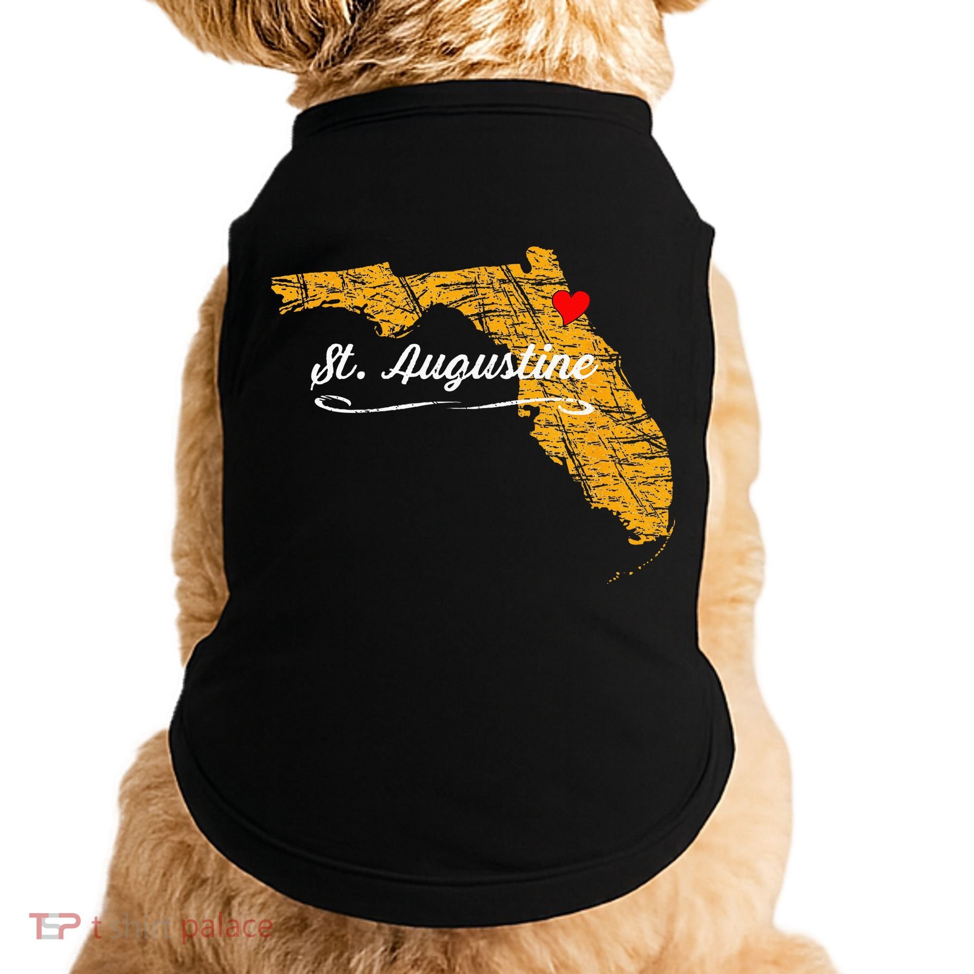 City Of St. Augustine FLORIDA Vacation Souvenir Doggie Tank