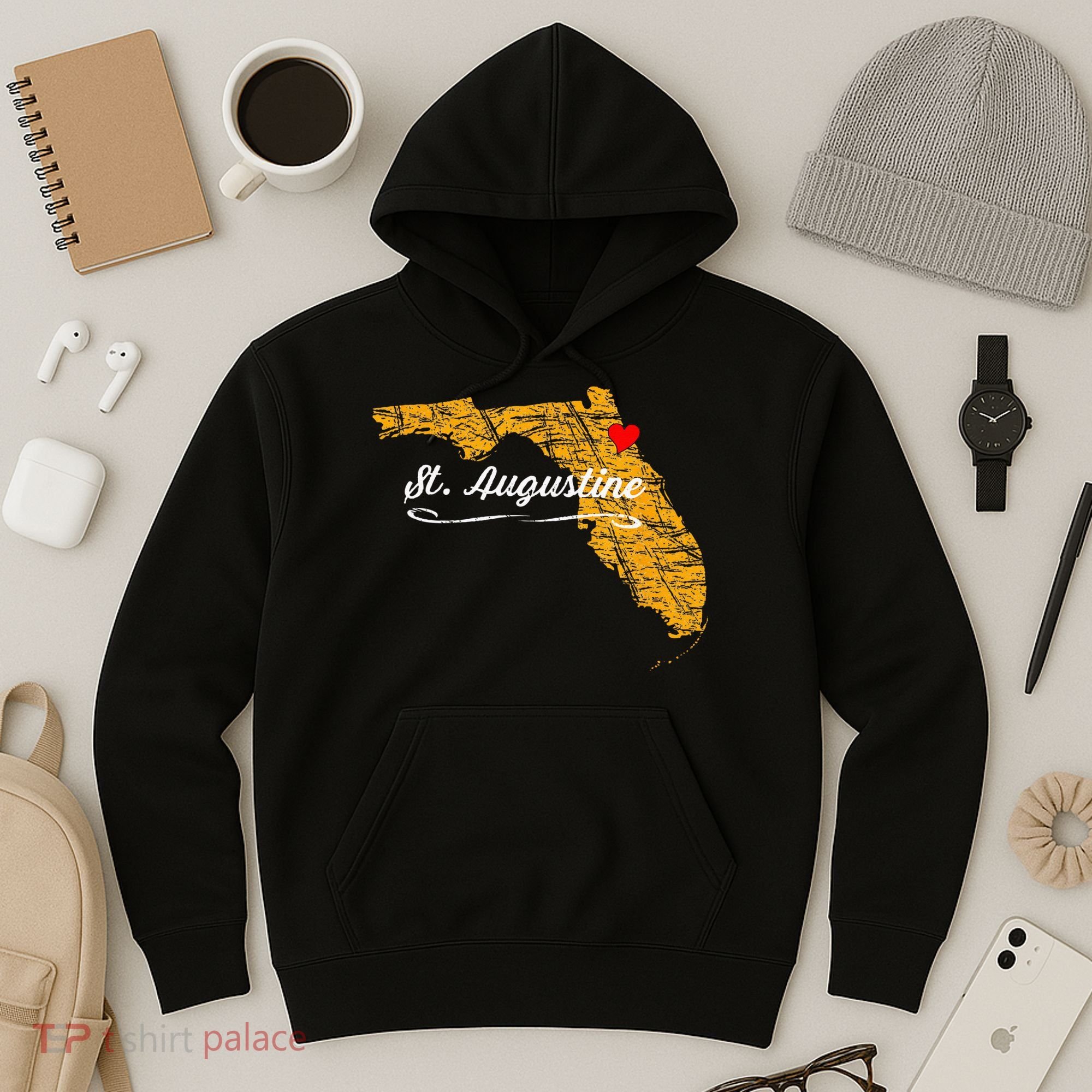 City Of St. Augustine FLORIDA Vacation Souvenir Hoodie