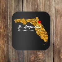 City Of St. Augustine FLORIDA Vacation Souvenir Coaster thumb 0