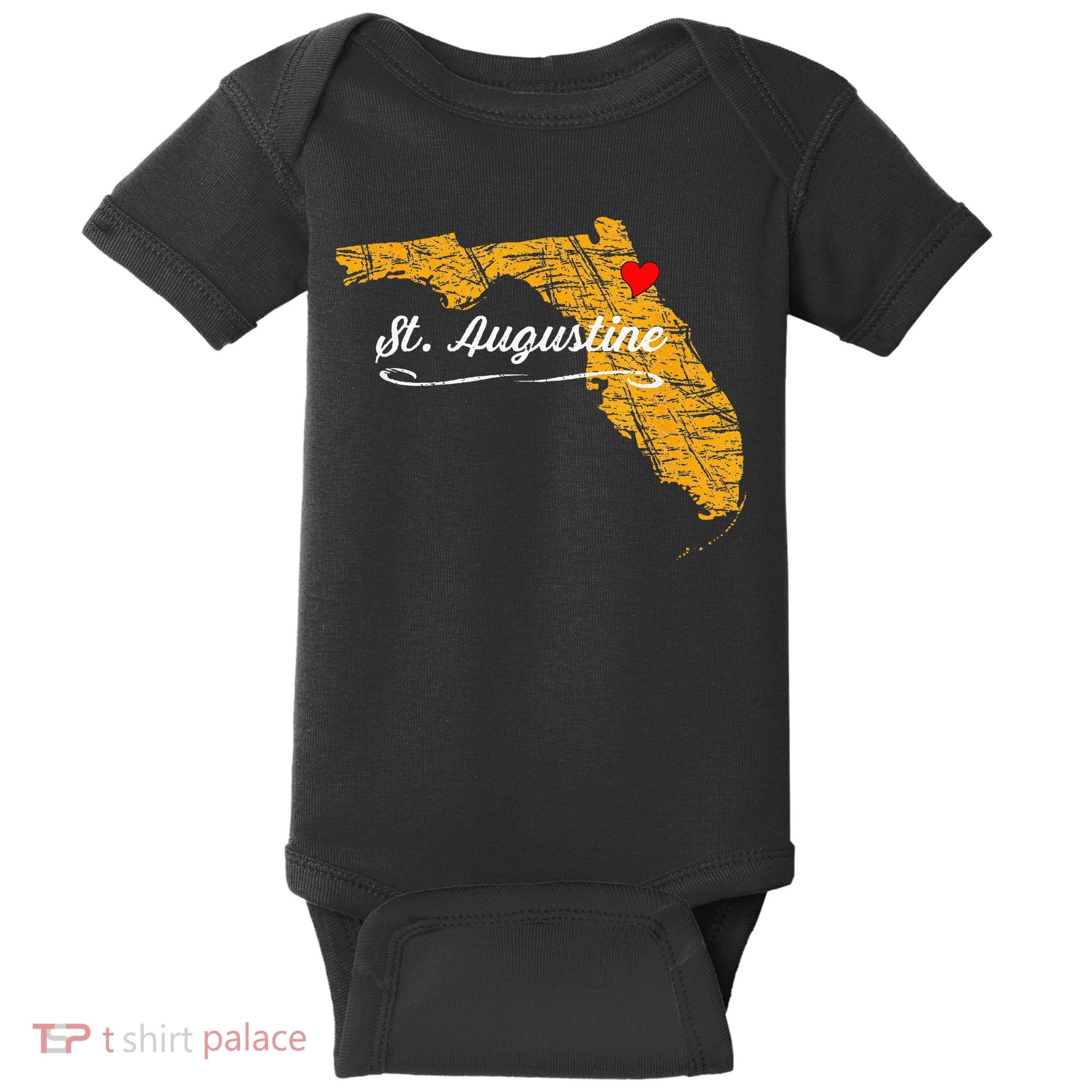 City Of St. Augustine FLORIDA Vacation Souvenir Baby Bodysuit